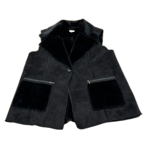 Susan Graver Faux Shearling Vest with Front Pockets - Women's 2X - Picture 2 of 8